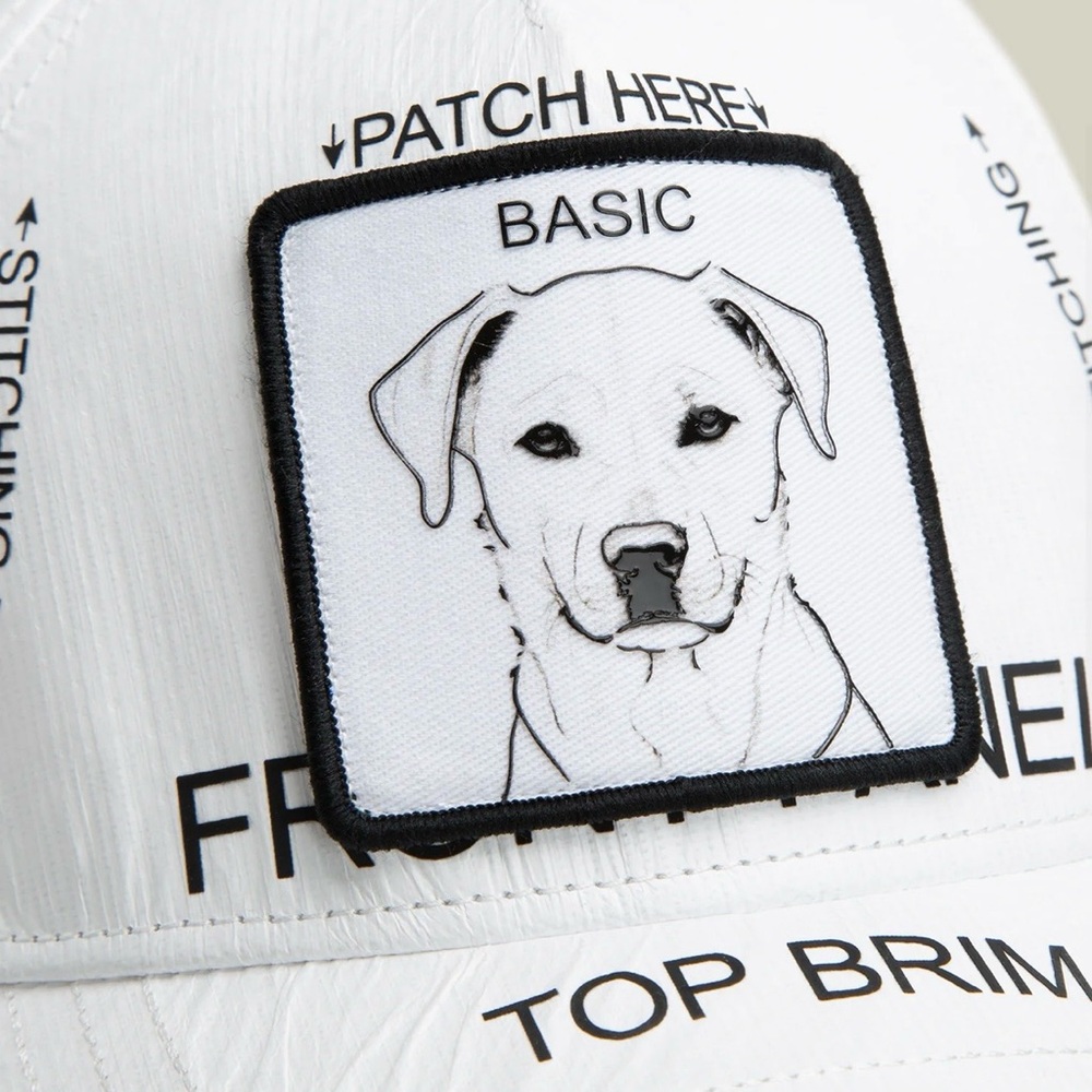 Goorin Brothers K.I.S.S. BASIC. ClassicGround up Tech.White SnapBack Trucker hat - Picture 8 of 16